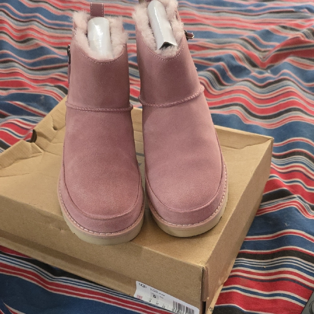 UGG Pink Winter Boots